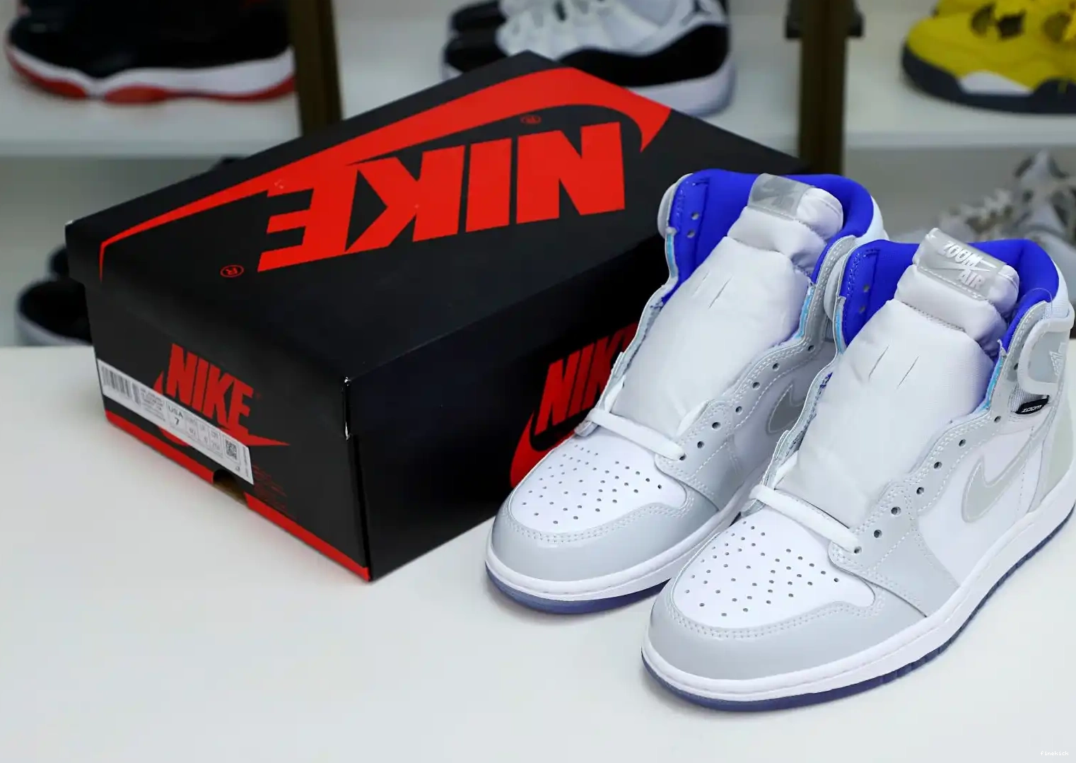 ZOOM HIGH BLUE' 1 AIR JORDAN 'RACER 0422